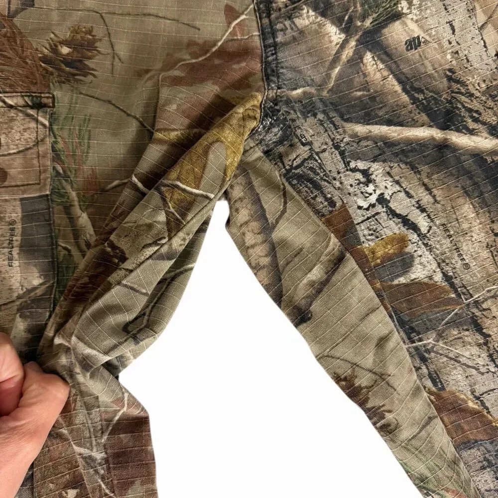 RedHead Realtree Camo Cargo Pants Ripstop Hunting Streetwear Mens Small 31 Waist